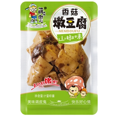 調(diào)皮鬼-香菇嫩豆腐-山椒味